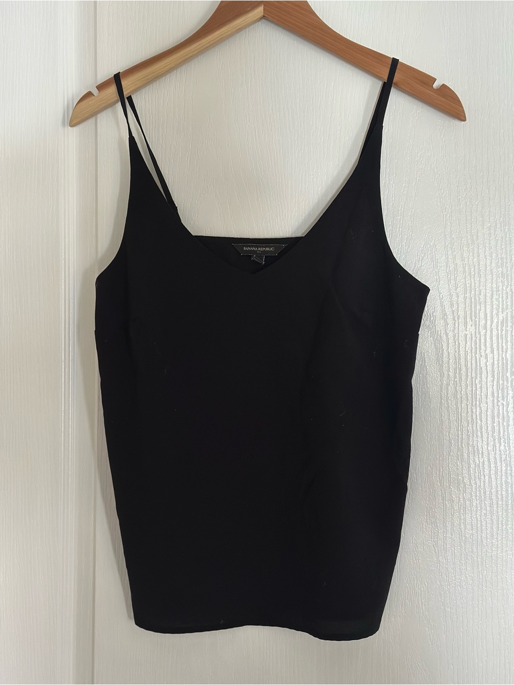 Banana Republic Black Spaghetti-Strap V-Neck Camisole